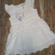 Happy Girls fehér madeira mintás /csipkés kislány ruha Happy Girls fehér madeira mintás /csipkés kislány ruha