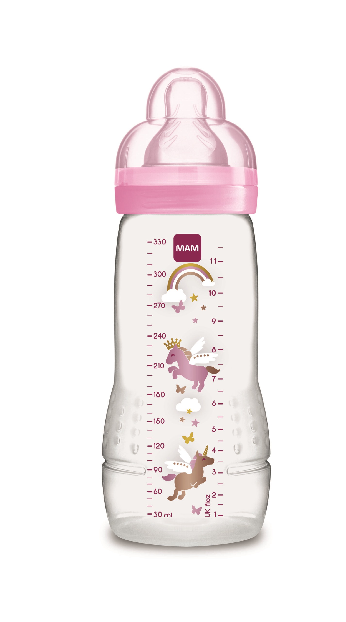 MAM Easy Active cumisüveg - 330ml (Rose Pegasus) MAM Easy Active cumisüveg - 330ml (Rose Pegasus)