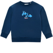 Sanetta Fiftyseven robogós UvP30+ kék baba pulóver