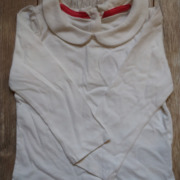 MotherCare fehér galléros hosszú ujjú felső MotherCare fehér galléros hosszú ujjú felső