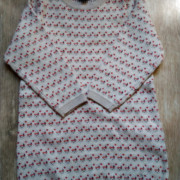 Vertbaudet mintás kötött kislányruha Vertbaudet mintás kötött kislányruha