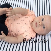 Feetje Little Sailor Girl kék pamut baba legging