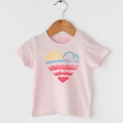 Esprit szívecskés rózsaszín baba póló Esprit szívecskés rózsaszín baba póló