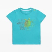 Esprit türkiz teknősös baba póló