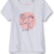 Eat ants by Sanetta madárkás fehér kislány poló Eat ants by Sanetta madárkás fehér kislány poló