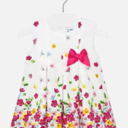Mayoral virág mintás pamutvászon kislány nyári ruha