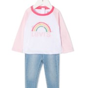 Levi's Rainbown  kislány farmernadrágos gyerekruha szett