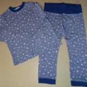 Sanetta kék csillagos két részes pizsama
