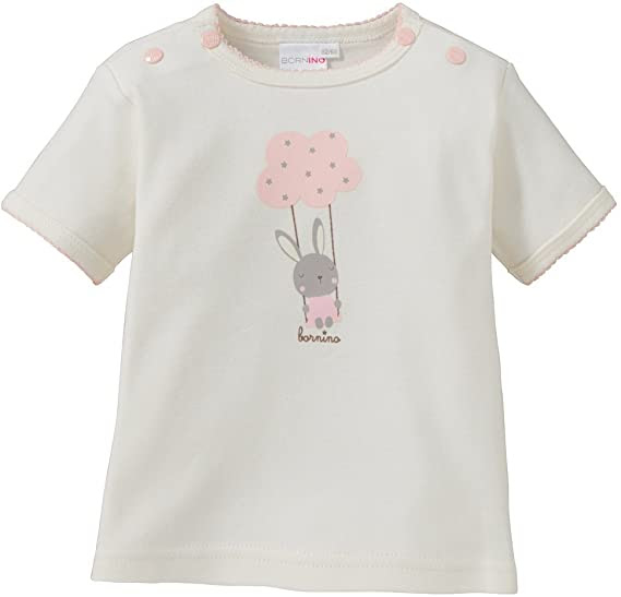 Bornino rózsaszín/fehér nyuszis pamut két részes sort szett Bornino rózsaszín/fehér nyuszis pamut két részes sort szett