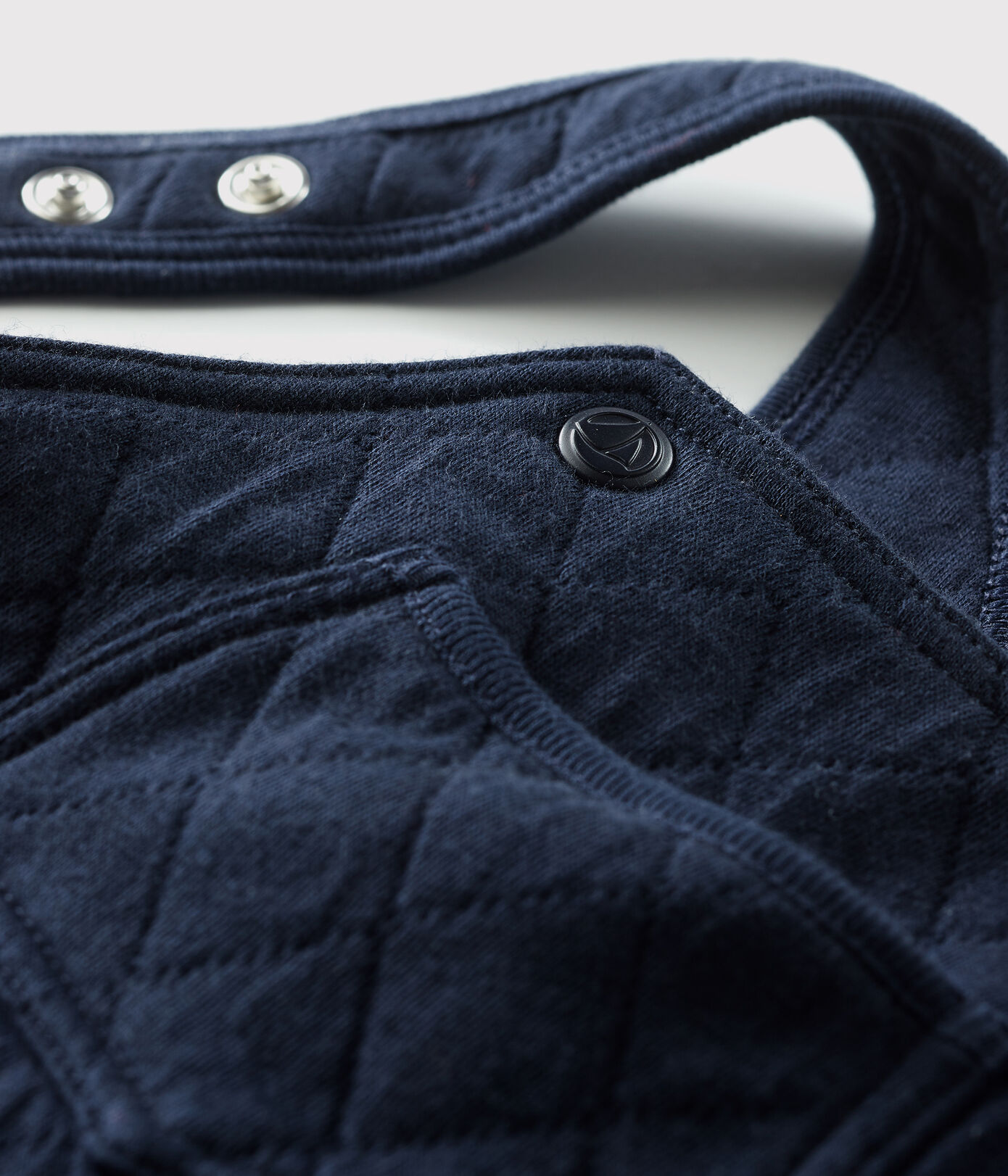 Petit Bateau kék steppelt kantáros babanadrág Petit Bateau kék steppelt kantáros babanadrág