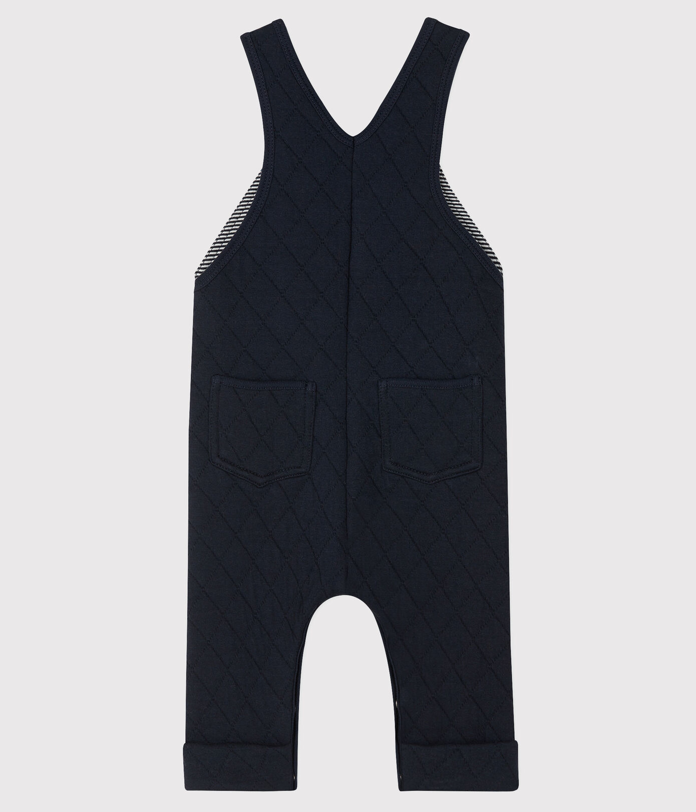 Petit Bateau kék steppelt kantáros babanadrág Petit Bateau kék steppelt kantáros babanadrág