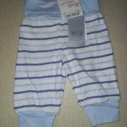 MotherCare kék csíkos pamut baba nadrág MotherCare kék csíkos pamut baba nadrág