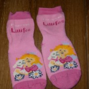 Princess Lillifee rózsaszín  tappancsos zokni
