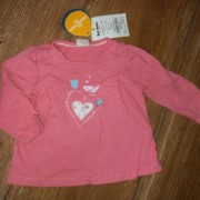 Sanetta Sweet birds szivecskés hosszú ujjú felső