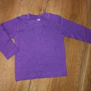 Kék zebrás / pálma leveles hosszú ujjú felső