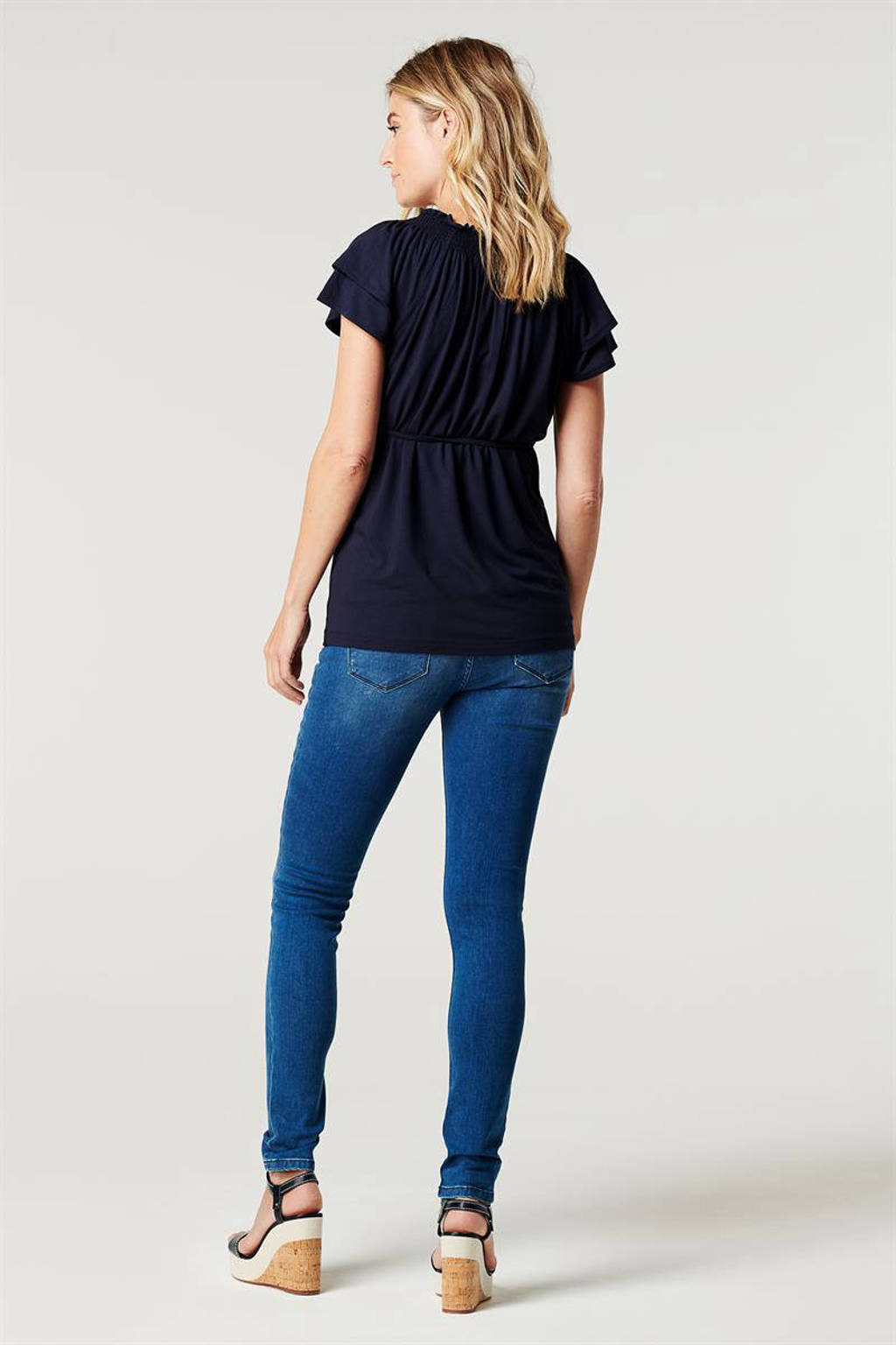 Noppies Pamut Ella bandázsos Jegging farmernadrág Authentic Blue Noppies Pamut Ella bandázsos Jegging farmernadrág Authentic Blue