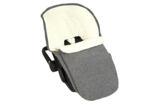 Odenwälder Walk Wollmix Bundazsák stone melange