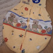 Alvi Kugelschlafsack Thermo sárga macis bélelt hálózsák Alvi Kugelschlafsack Thermo sárga macis bélelt hálózsák