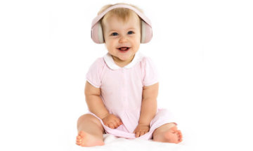 Reer SilentGuard Hallásvédő csecsemőknek rózsaszín