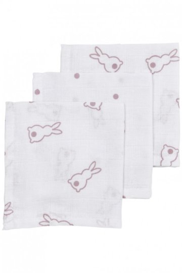 Meyco mosdókesztyű Textilpelenka anyagból : Rabbit Lilac