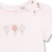 Sanetta rózsaszín virág mintás kislány poló Sanetta rózsaszín virág mintás kislány poló