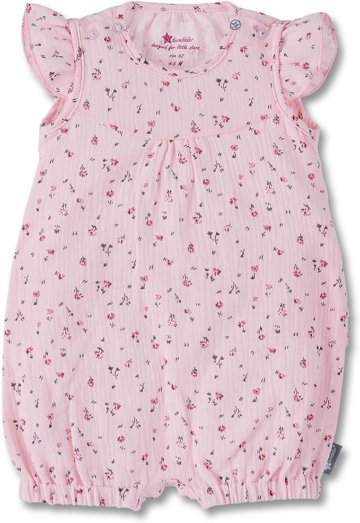 Sterntaler Muslin rózsaszín virágos kislány baba napozó