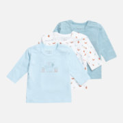 Hust & Claire kék hosszú ujjú baba felső szett Hust & Claire kék hosszú ujjú baba felső szett