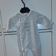 Esprit Smart Sparkle Shine szürke csíkos pamut hosszú ujjú rugi Esprit Smart Sparkle Shine szürke csíkos pamut hosszú ujjú rugi