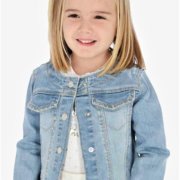 Mayoral Girl 3467 fodros szegecses kislány farmer kabát Mayoral Girl 3467 fodros szegecses kislány farmer kabát