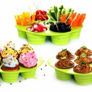 YOKO DESIGN Happy Snack szilikon muffin forma Zöld YOKO DESIGN Happy Snack szilikon muffin forma Zöld