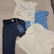 Kislány babaruha szett 68/80 (4db-os)